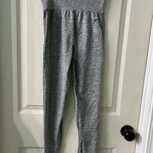 Gymshark Grey Heather High-Waist Seamless Leggings
